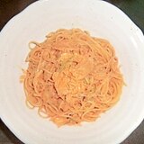 クリームキムチパスタ